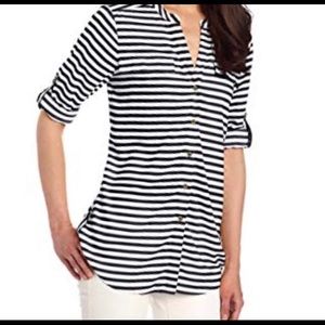 Calvin Klein button down blouse
